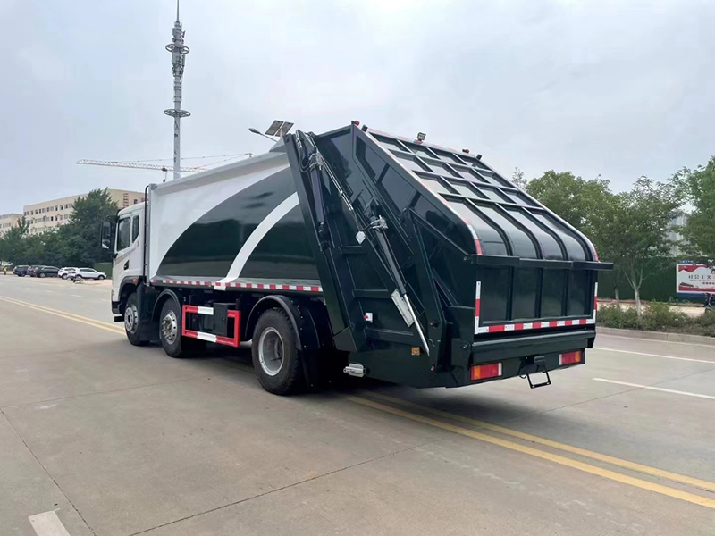 華神T5后雙橋20方壓縮垃圾車(chē)